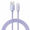 Baseus Crystal Shine 100W USB to USB-C, 1.2m - Purple (CAJY000405)