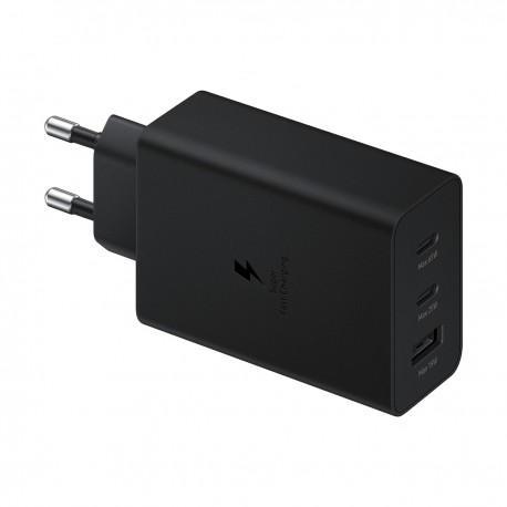 Samsung Fast Travel Charger 65W 2xType C & USB Black / No Cable
