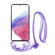 Vivid Silicone Case Strap Samsung Galaxy A53 5G Lilac