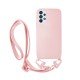 Vivid Silicone Case Strap Samsung Galaxy A53 5G Nude