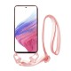 Vivid Silicone Case Strap Samsung Galaxy A53 5G Nude