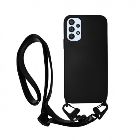 Vivid Silicone Case Strap Samsung Galaxy A53 5G Black