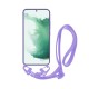 Vivid Silicone Case Strap Samsung Galaxy S22+ Lilac