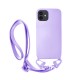 Vivid Silicone Case Strap Apple iPhone 12/12 Pro Lilac