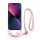 Vivid Silicone Case Strap Apple iPhone 13 Nude