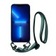 Vivid Silicone Case Strap Apple iPhone 13 Pro Pine Green