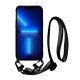 Vivid Silicone Case Strap Apple iPhone 13 Pro Max Black