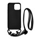 Vivid Silicone Case Strap Apple iPhone 13 Pro Max Black